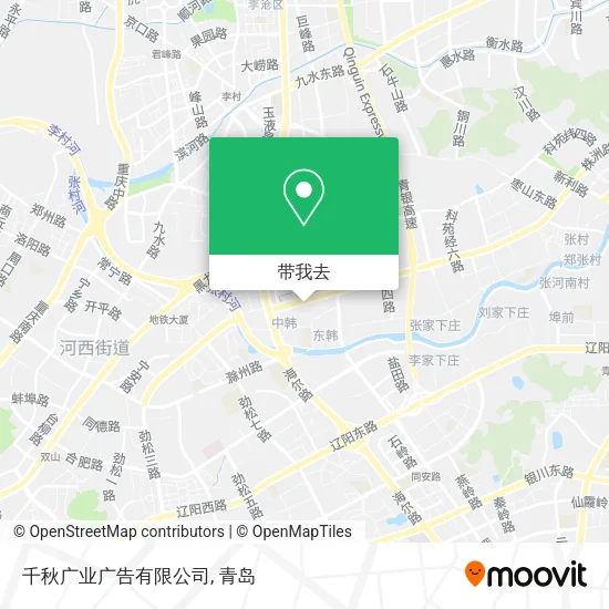 千秋广业广告有限公司地图