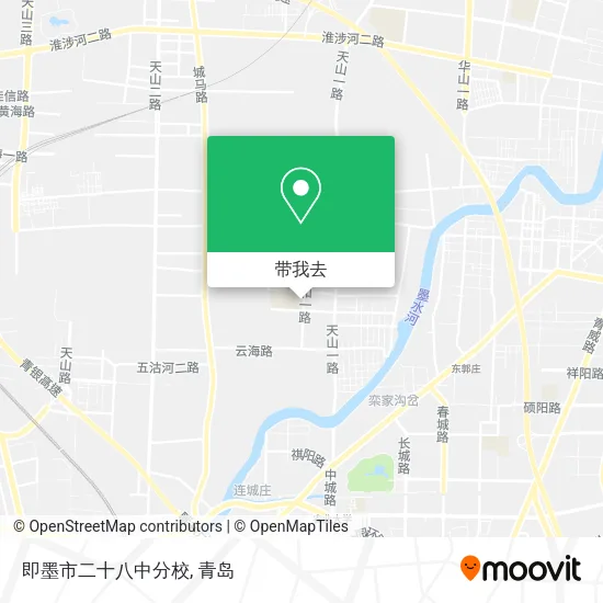 即墨市二十八中分校地图