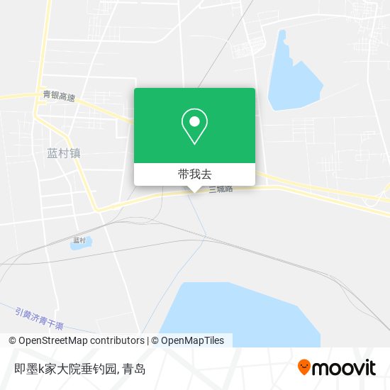 即墨k家大院垂钓园地图