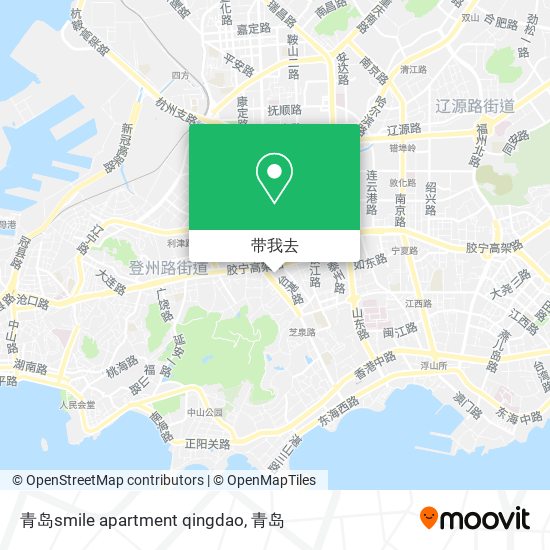 青岛smile apartment qingdao地图