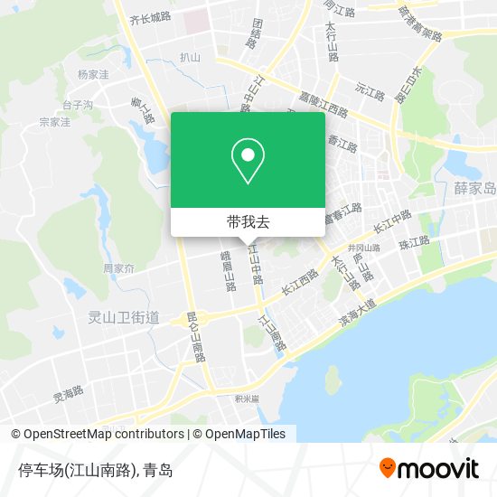 停车场(江山南路)地图