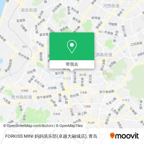 FORKISS MINI·妈妈俱乐部(卓越大融城店)地图