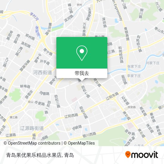青岛果优果乐精品水果店地图