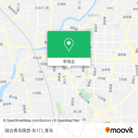 丽达青岛国货-东1门地图