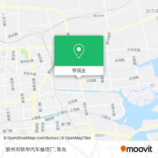 胶州市联华汽车修理厂地图