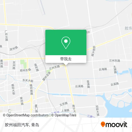 胶州福田汽车地图
