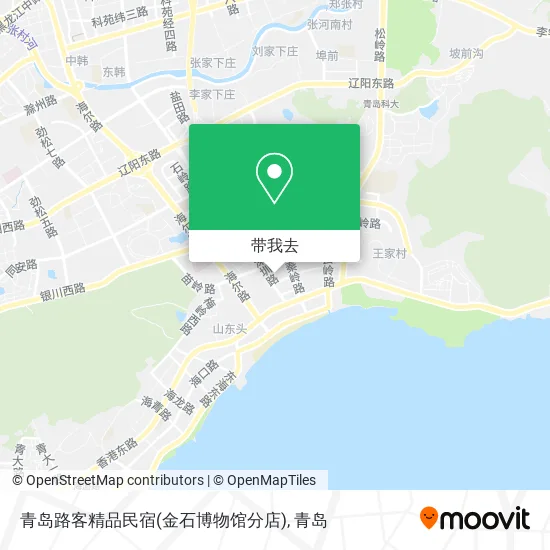 青岛路客精品民宿(金石博物馆分店)地图