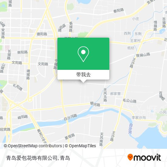 青岛爱包花饰有限公司地图