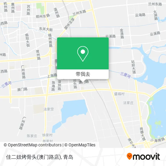 佳二妞烤骨头(澳门路店)地图