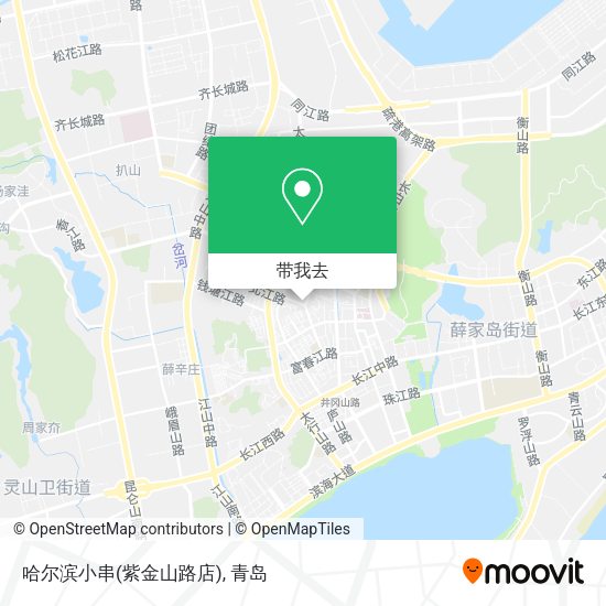 哈尔滨小串(紫金山路店)地图