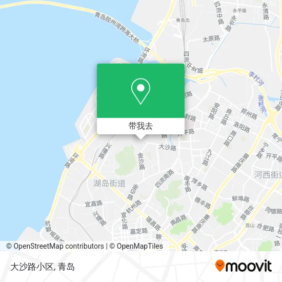 大沙路小区地图