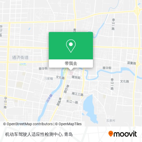 机动车驾驶人适应性检测中心地图