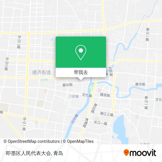 即墨区人民代表大会地图