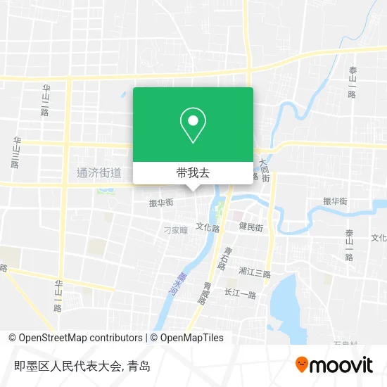 即墨区人民代表大会地图