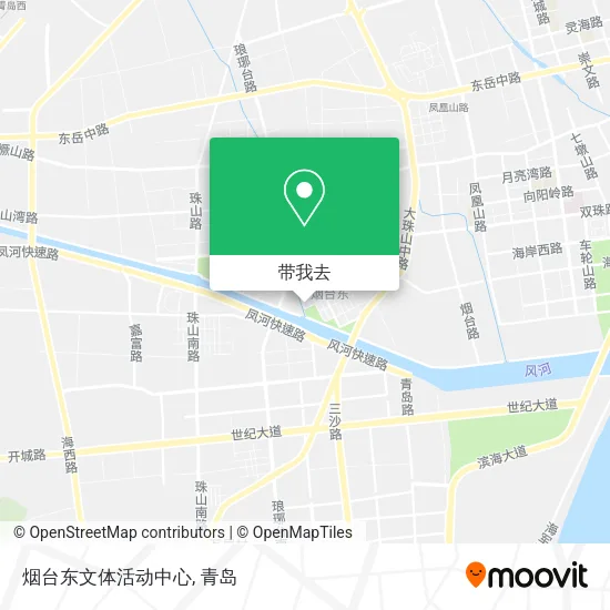 烟台东文体活动中心地图