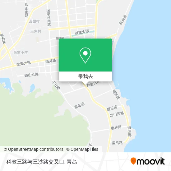 科教三路与三沙路交叉口地图