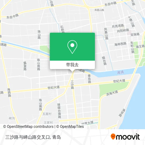 三沙路与峄山路交叉口地图