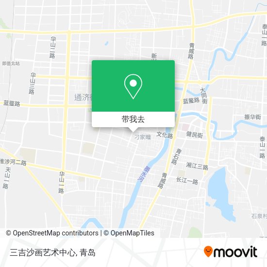 三吉沙画艺术中心地图