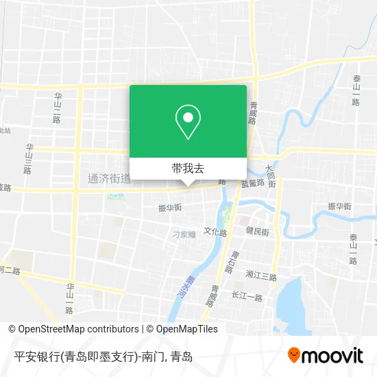 平安银行(青岛即墨支行)-南门地图