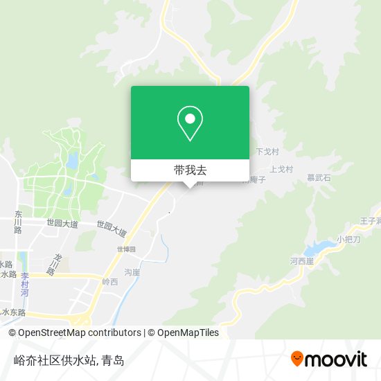 峪夼社区供水站地图