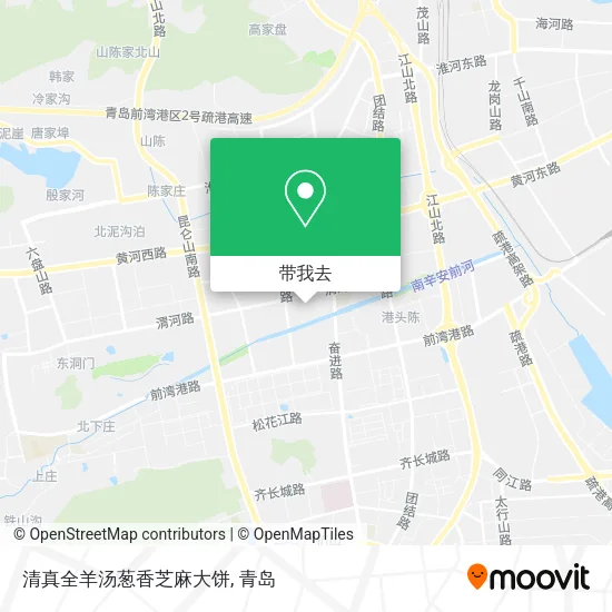 清真全羊汤葱香芝麻大饼地图