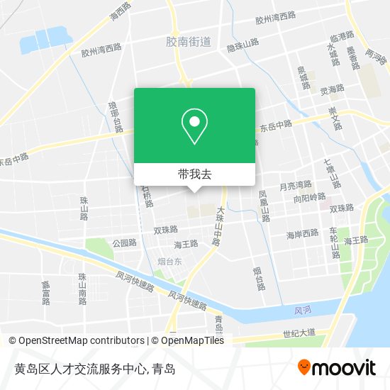 黄岛区人才交流服务中心地图