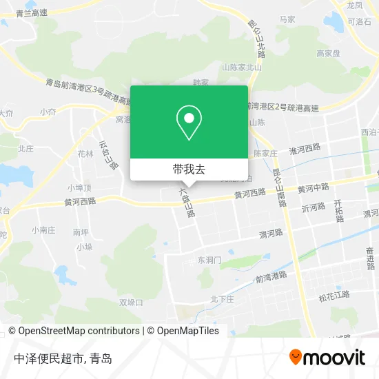 中泽便民超市地图