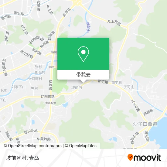 坡前沟村地图