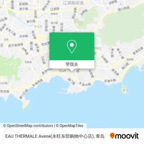 EAU THERMALE Avene(永旺东部购物中心店)地图