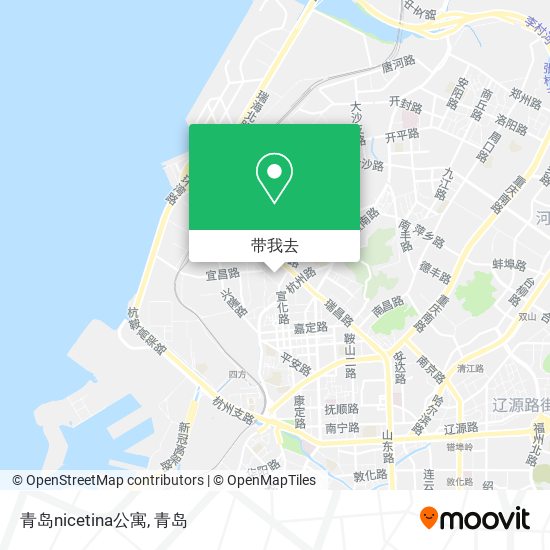 青岛nicetina公寓地图