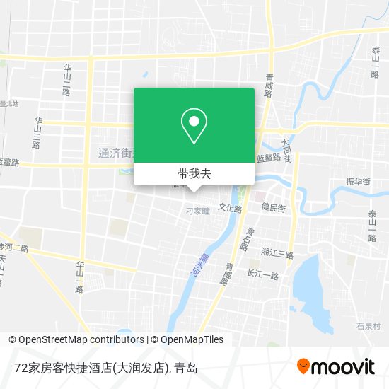 72家房客快捷酒店(大润发店)地图