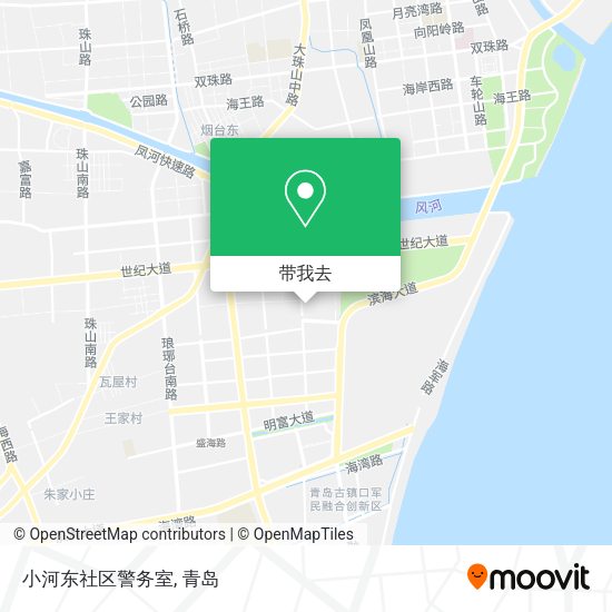 小河东社区警务室地图