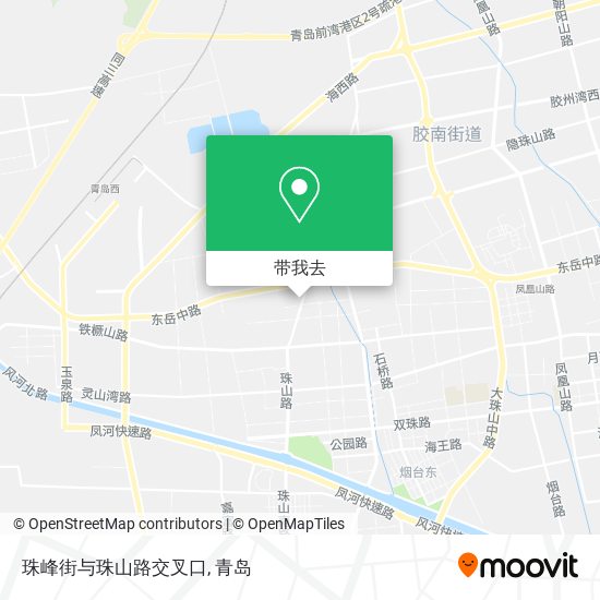 珠峰街与珠山路交叉口地图