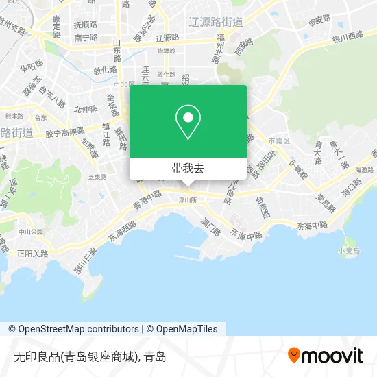 无印良品(青岛银座商城)地图