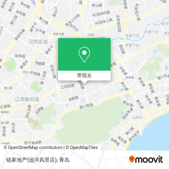 链家地产(远洋风景店)地图