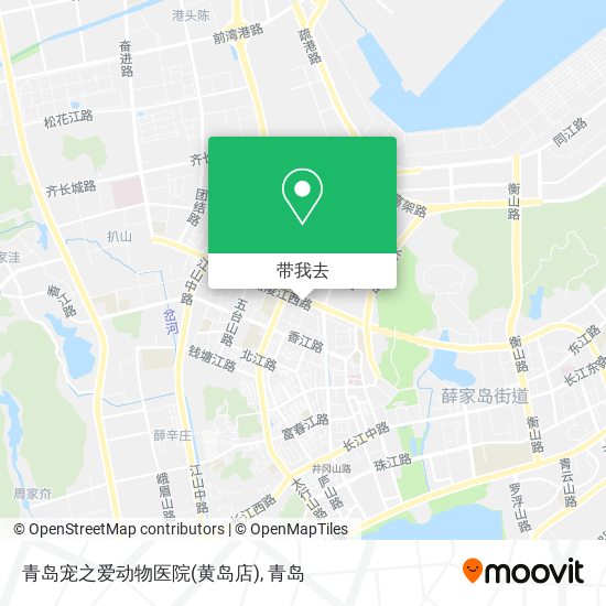 青岛宠之爱动物医院(黄岛店)地图