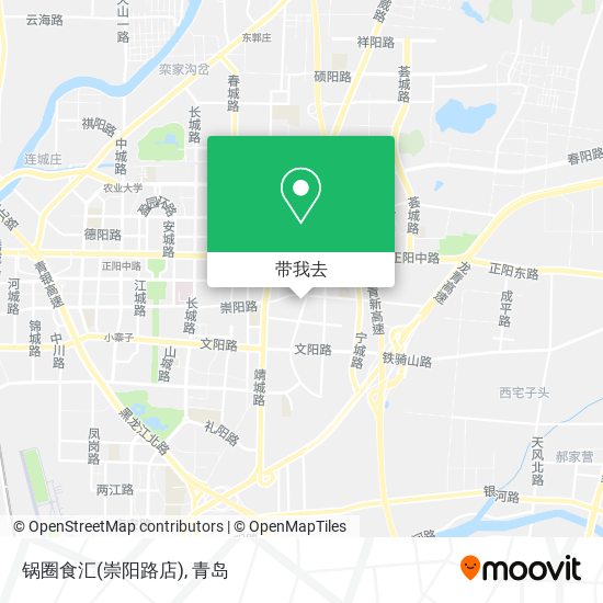 锅圈食汇(崇阳路店)地图