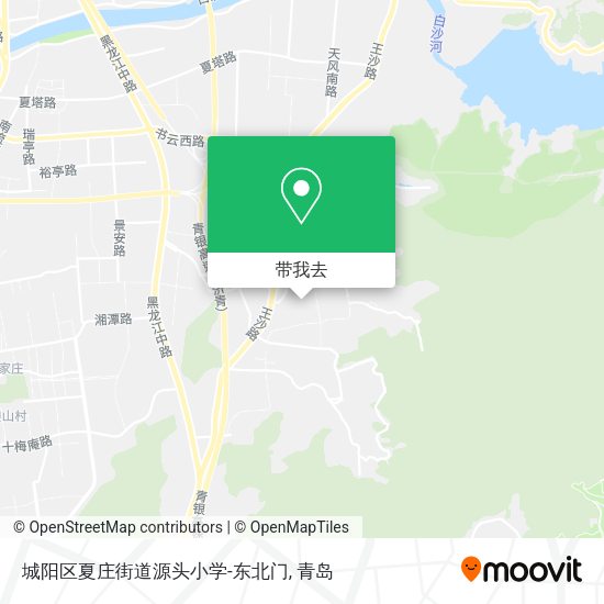 城阳区夏庄街道源头小学-东北门地图