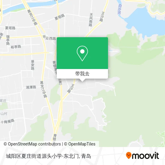 城阳区夏庄街道源头小学-东北门地图