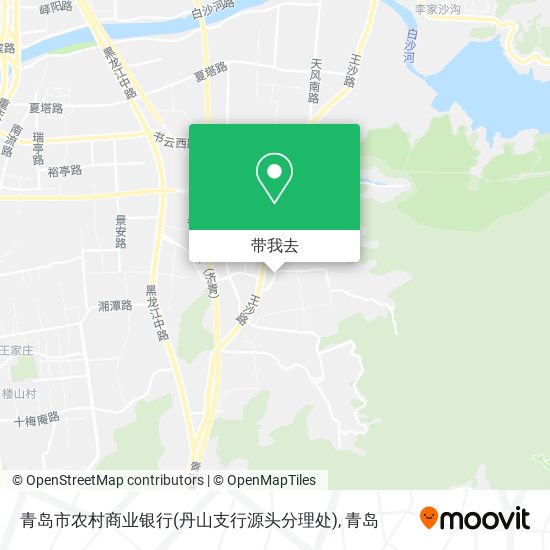 青岛市农村商业银行(丹山支行源头分理处)地图