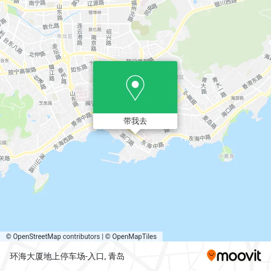环海大厦地上停车场-入口地图