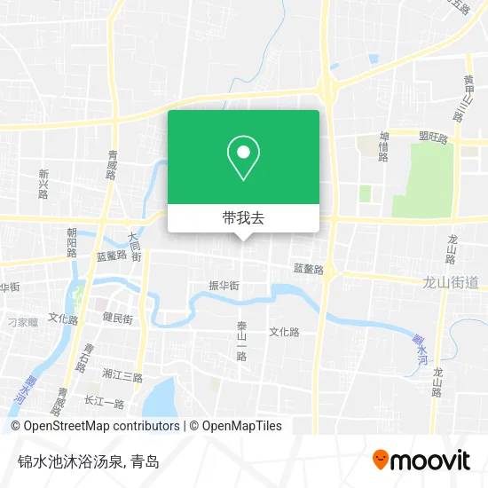 锦水池沐浴汤泉地图