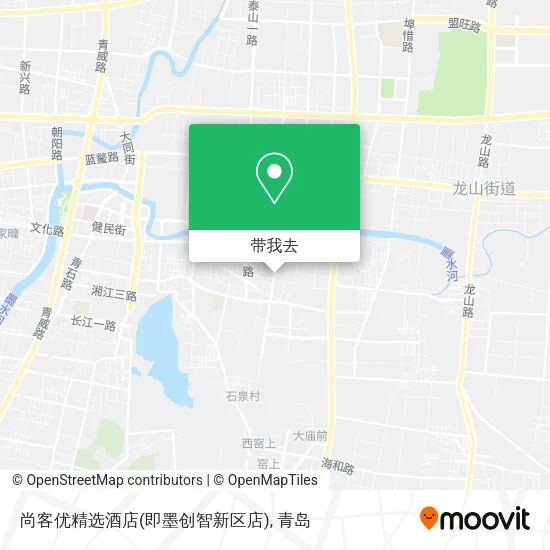 尚客优精选酒店(即墨创智新区店)地图