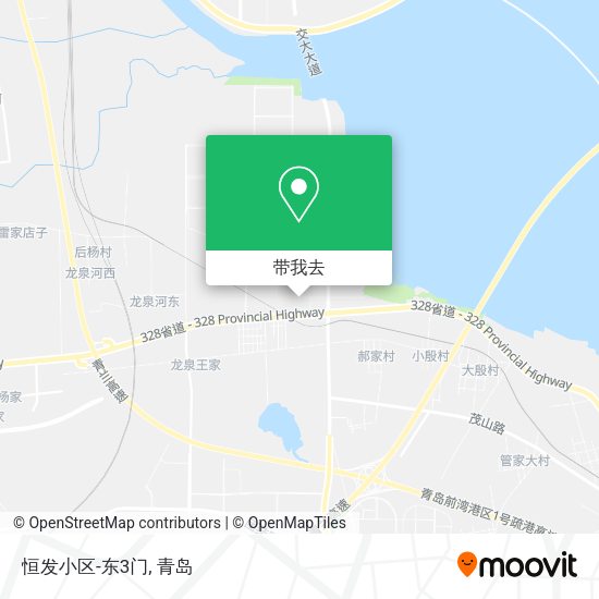 恒发小区-东3门地图