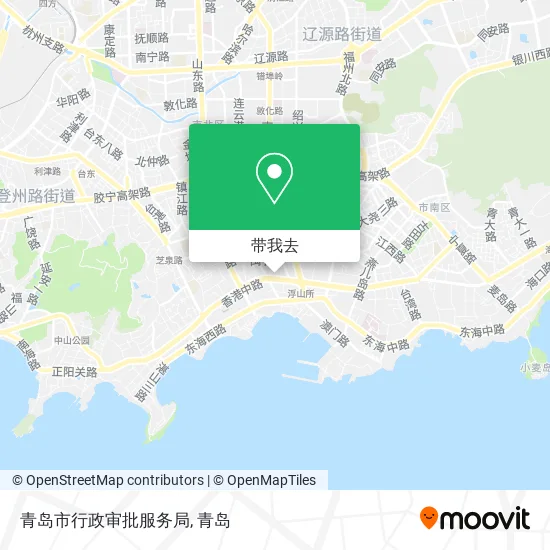 青岛市行政审批服务局地图