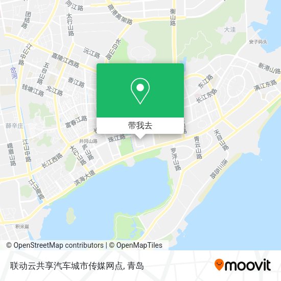 联动云共享汽车城市传媒网点地图