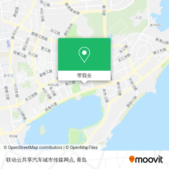 联动云共享汽车城市传媒网点地图