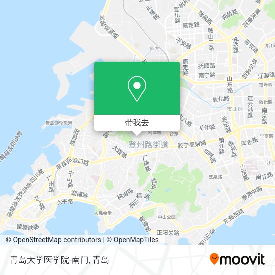 青岛大学医学院-南门地图
