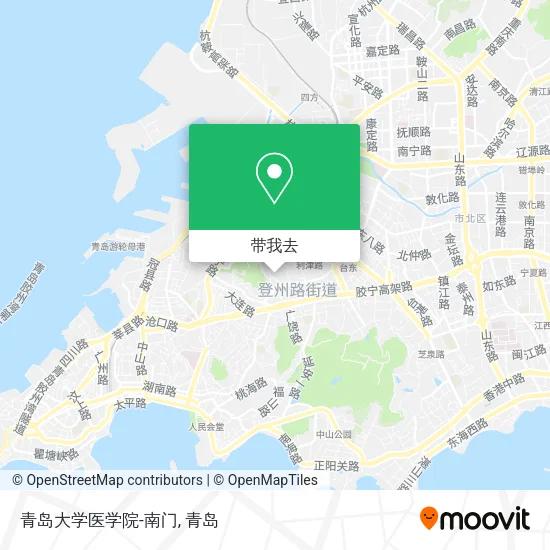 青岛大学医学院-南门地图