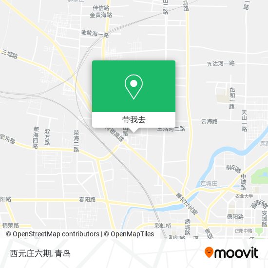 西元庄六期地图